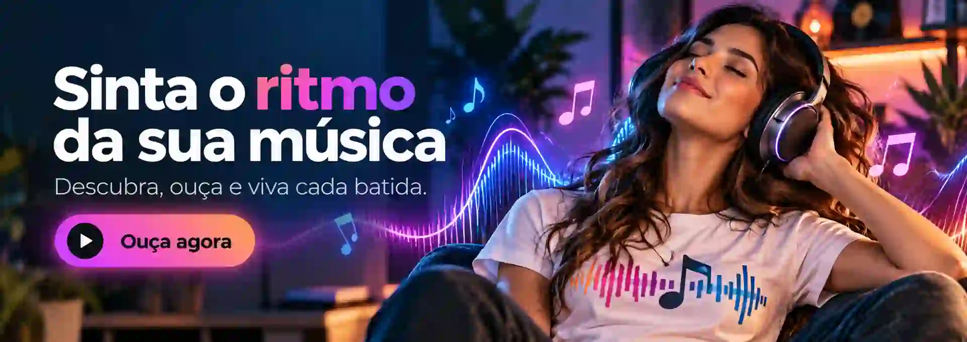 Sinta o ritmo da sua música — divulgação e distribuição musical digital